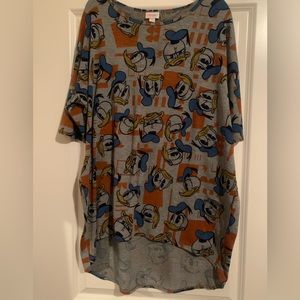 LulaRoe Donald Duck Tunic/Night Shirt Size M